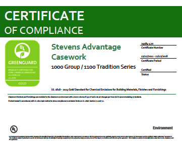 Stevens Advantage Casework 1000 Group / 1100 Tradition Series