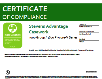 Stevens Advantage Casework 3000 Group / 3600 Plycore-V Series