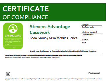 Stevens Advantage Casework 6000 Group / 6120 Mobiles Series